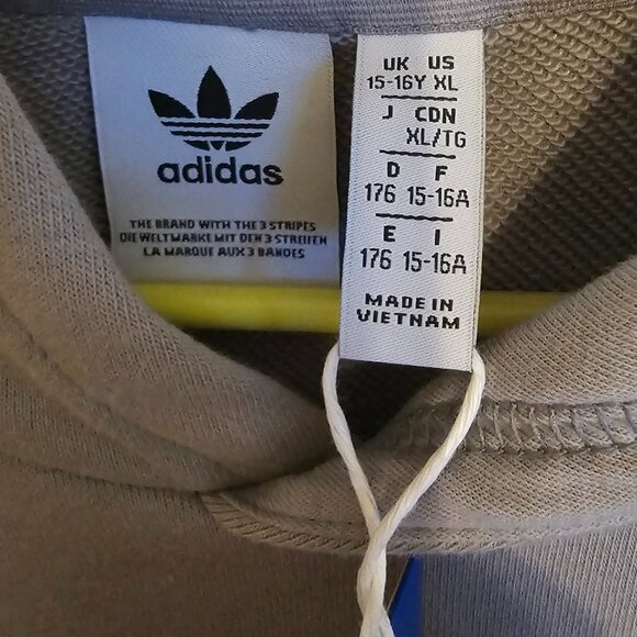 Adidas GRAPHIC PRINT HOODIE NWT (YXL) - Picture 4 of 6